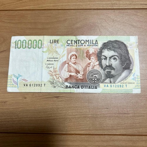 Banconota italia 100 000 lire - italia, 100.000
