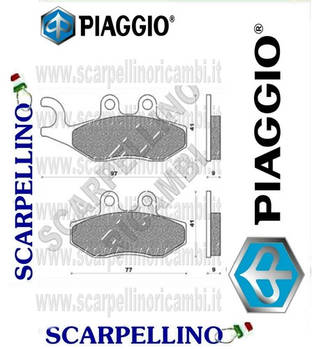 Pasticche piaggio per gilera - pasticche,