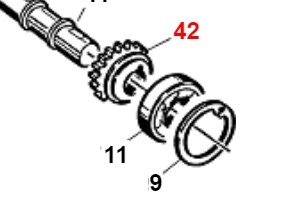 Ingranaggio conico z16 elica - z16,