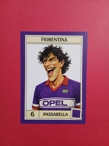 Figurina caricatura calciatori - figurina,
