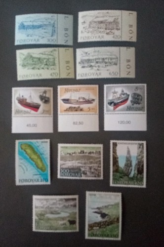 Sellos islas feroe - feroe, mnh