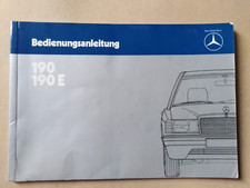 MERCEDES BENZ 190  190E SERIE W 201 LIBRETTO MANUTENZIONE TESTO TEDESCO    (413)