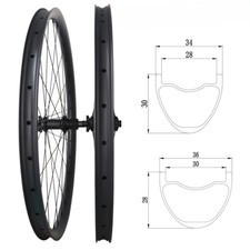 Set ruote 29er XC MTB fibra di