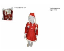 Vestito babbo natale bimba