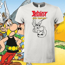 T-SHIRT ASTERIX E OBELIX CASUAL RETRÒ VINTAGE STYLE SINE TEMPORE INFINITO