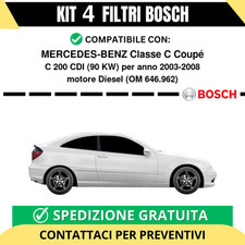 KIT BOSCH 4 Filtri tagliando