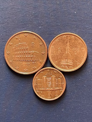 Monete 0 1 cents di - 0.5-0.2-0.1,