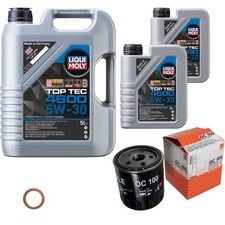 Filtro olio Mahle Liqui Moly Top Tec 4600 5W-30 7 L per Lada Niva 1900 Diesel