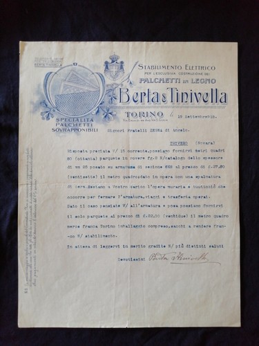 Carta intestata torino berta - carta, e