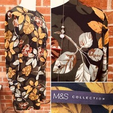 Abito M&S taglia 14 giallo