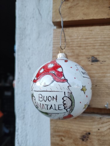 Pallina natale realizzata - natale,,