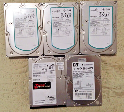 Lotto hard disk scsi hp - lotto,