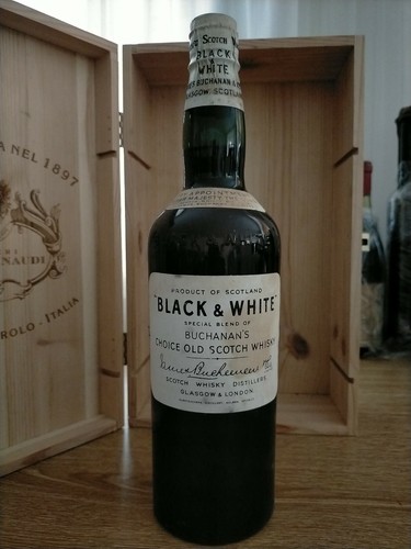 Whisky black white - whisky, 1950's