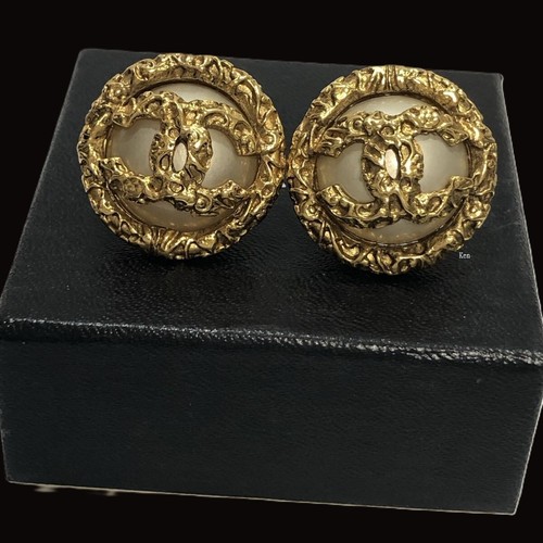 Chanel earrings auth coco - earrings, gold