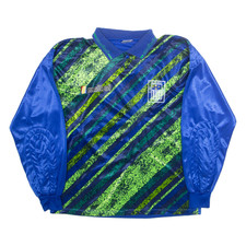 MAIKAL Polo uomo blu a righe