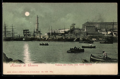 Cartolina genova veduta del - cartolina, genova,