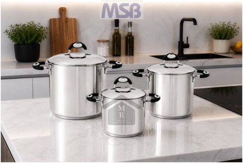 Pentola acciaio inox triplo - pentola,