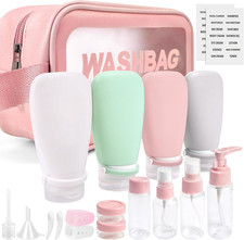 Set Di 18 Bottiglie Da Viaggio