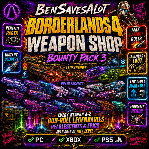 Borderlands god rolls - 4, armi