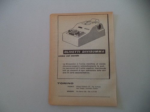 Advertising pubblicità 1951 - advertising,
