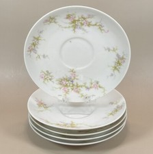 Set di 5 antichi piattini Theo