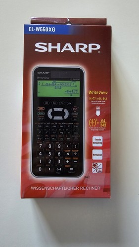 Sharp w550xg calcolatrice - el-w550xg,