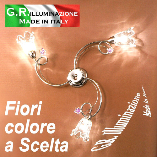 Plafoniera moderna cromata - moderna,