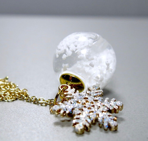 Collana palla neve - palla,