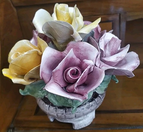 Vaso rose ceramica - vaso,