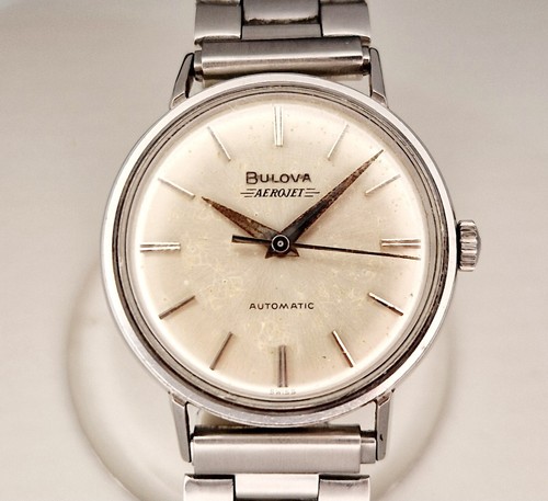 Bulova aerojet automatic - , steel
