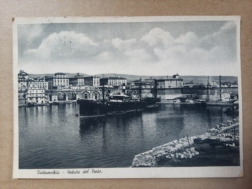 Cartolina civitavecchia - cartolina, (roma)