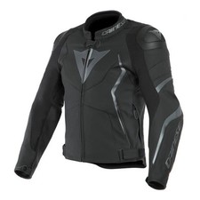 Dainese AVRO 4 Black Anthracite Leather Motorbike Motorcycle Jacket By Tricore