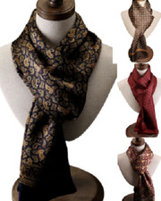 Sciarpa 100% seta uomo donna