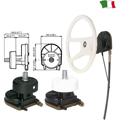 Scatola guida timoneria t67 - scatola,