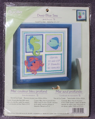 Kit punto croce - , blu
