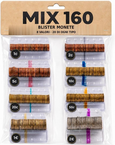Mix 160 blister per monete - mix,