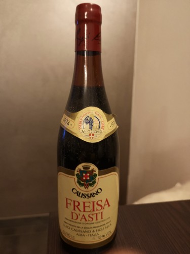 Calissano freisa asti 1974 - calissano, d'asti