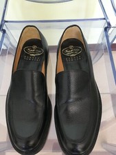Scarpe eleganti uomo Fratelli Peluso Barney's New York in pelle nera taglia 41-1/2