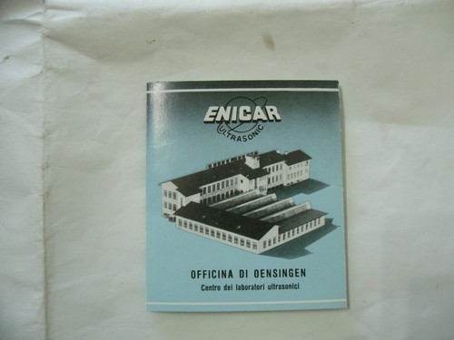 Depliant pubblicitario enicar - depliant,