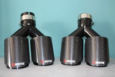 TERMINALE DI SCARICO AKRAPOVIC FINALE DOPPIO Y 2 PEZZI , M: 63,5 in - 101x2 Out