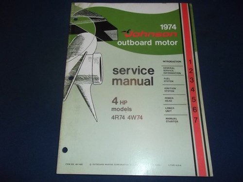Omc johnson 1974 - 1974, hp