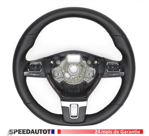 Volante appiattito pelle - volante,
