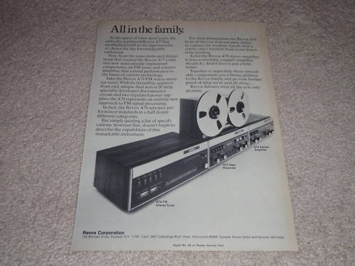 Revox a77 bobina aperta - a77,