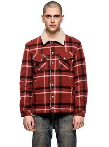 Giacca camionista sherpa boa - , a