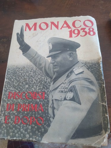 Monaco 1938 discorsi di - monaco,