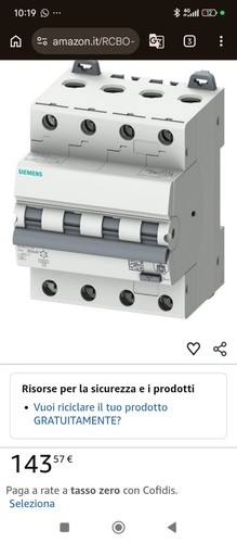 Siemens rcbo c32 - c32, poli