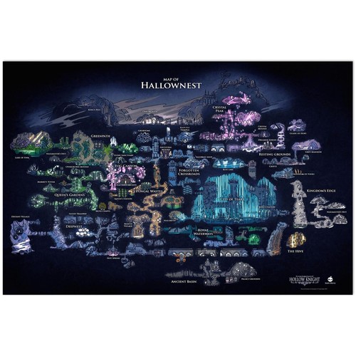 Poster gioco mappa - poster, del