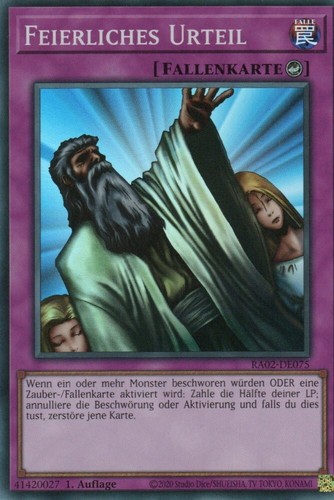 Yugioh giudizio solenne - 1x,