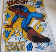POSTER STAMPA SPIDER-MAN LITOGRAFIA AMATORIALE L’UOMO RAGNO CORNO ANASTATICA