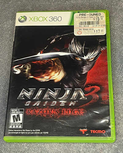 Ninja gaiden razor s edge - gaiden, 3: